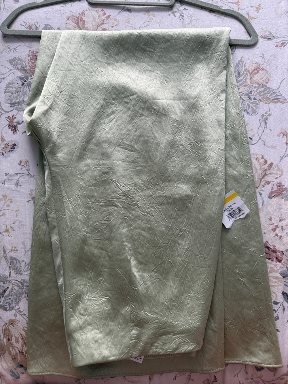 Vince Light Sage Green Off-the-Shoulder Sweater
